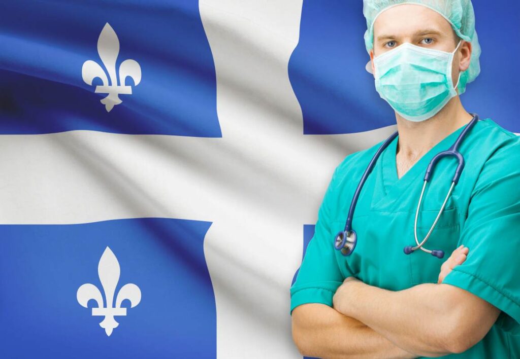 Un professionnel de santé au Québec